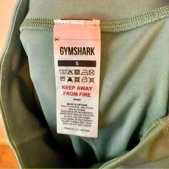 Gymshark Mint Green Workout Leggings Size Small - Picture 3 of 4